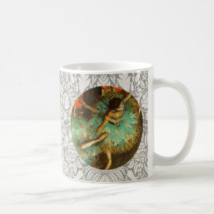 Ballerina Tanz Grüne Tänzerin Edger Degas Malerei Tasse