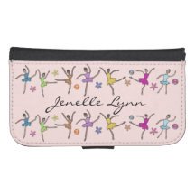 Ballerina-Tanz-individueller Name