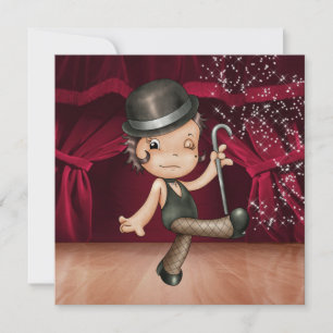 Ballerina - Tanzaufführung / Cabaret-Party - S Einladung
