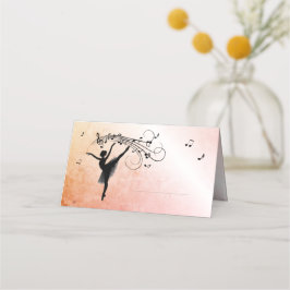 Ballerina Tanzen mit Musik Marbella Orange Glow Platzkarte