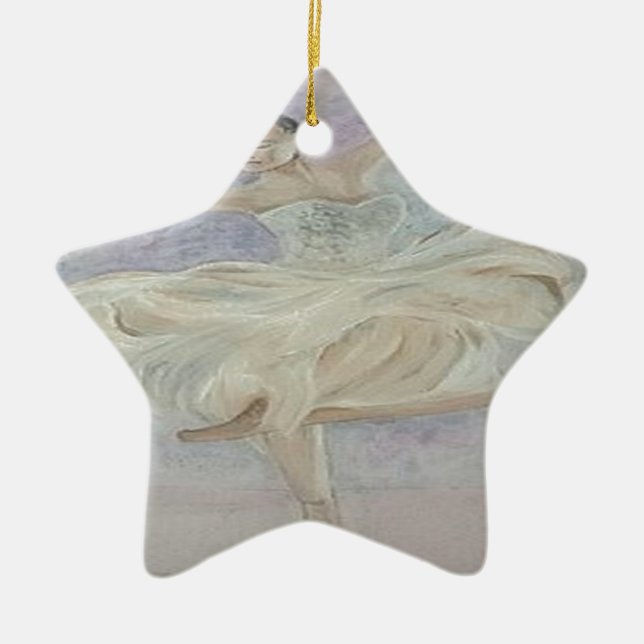 Ballerina-Tänzer Keramikornament (Vorne)