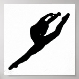 Ballerina-Tänzer-Plakat Poster
