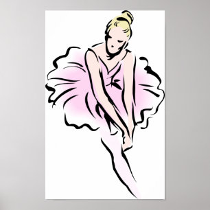 Ballerina, Tänzer Poster