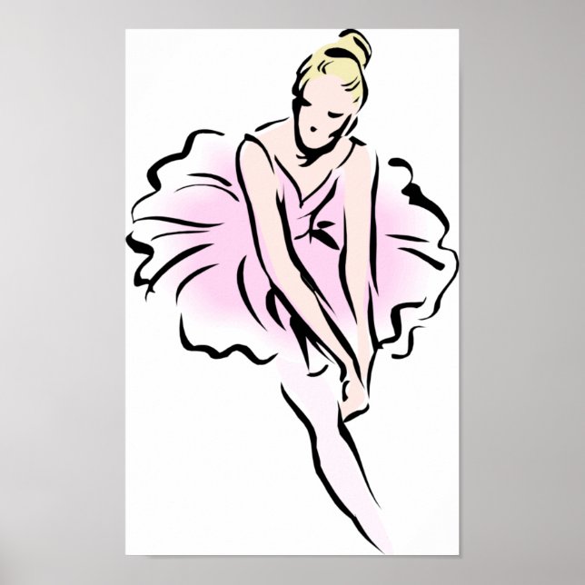 Ballerina, Tänzer Poster (Vorne)