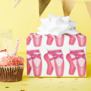 Ballerina Tanzklasse Rosa Ballett Pointe Toe Schuh Geschenkpapier