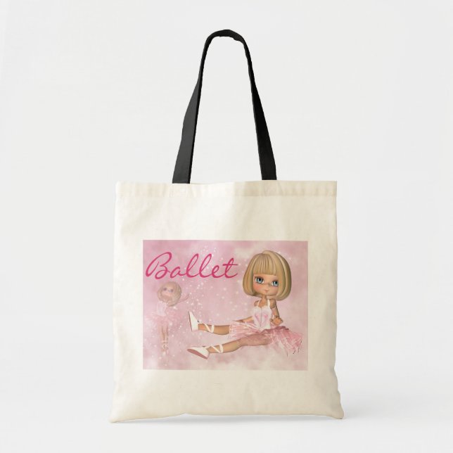 Ballerina-Taschen-Tasche, niedliche Tragetasche (Vorne)