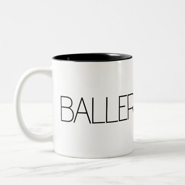 BALLERina-Tasse Zweifarbige Tasse (Links)