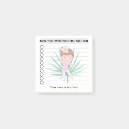 Ballerina To do list Post-it Klebezettel