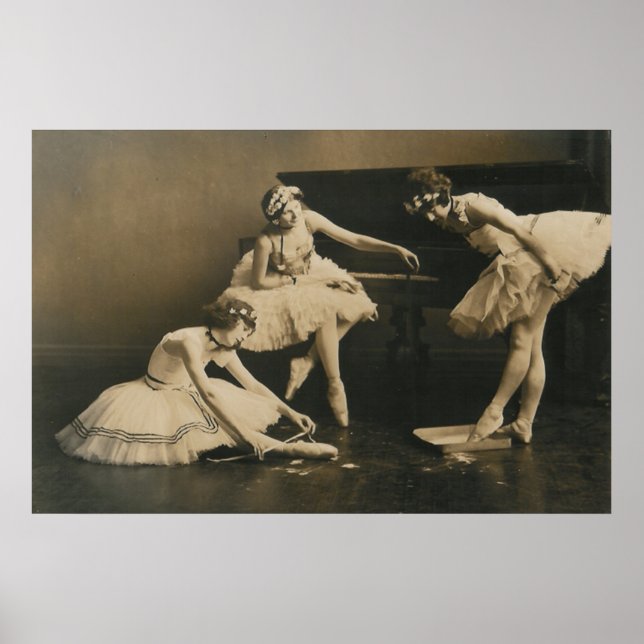 Ballerina-Trio-Poster Poster (Vorne)