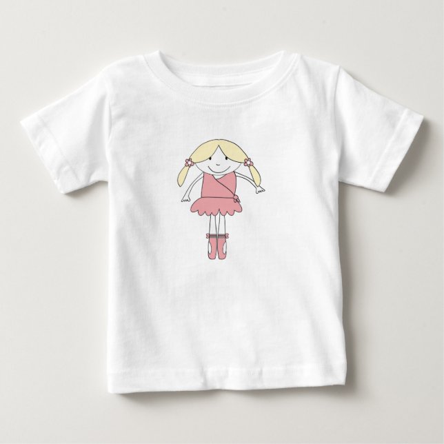Ballerina Tutu T - Shirt (Vorderseite)