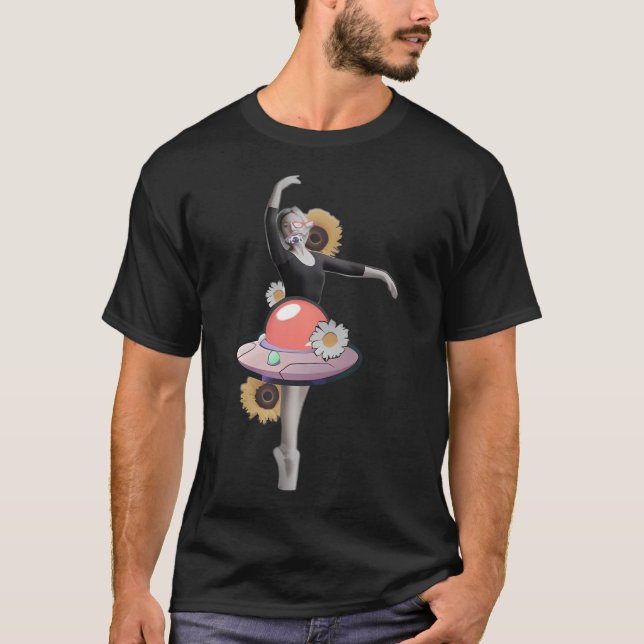 Ballerina Ufo T-Shirt (Vorderseite)