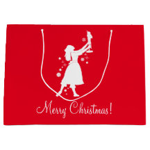 Ballerina und Nussknacker am Weihnachten