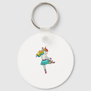 Ballerina Unicorn Tanzen Ballet Tanz Tutu Kleidung Schlüsselanhänger