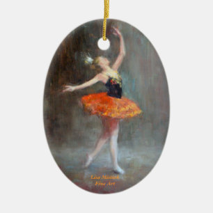 Ballerina-Verzierung Keramik Ornament
