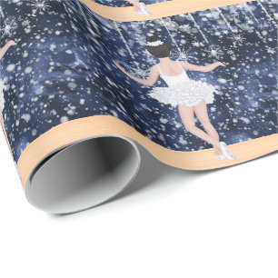 Ballerina Waltz vom Schneeflocken Ballett Winter Geschenkpapier