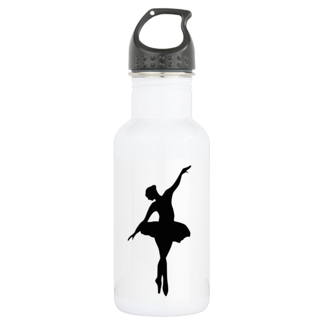 ***BALLERINA-WASSERFLASCHE*** EDELSTAHLFLASCHE (Vorderseite)