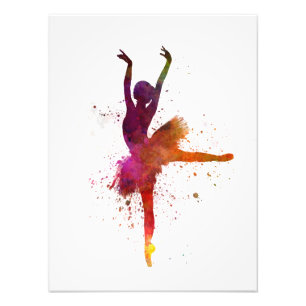 Ballerina Woman Ballett dancing dancer Fotodruck