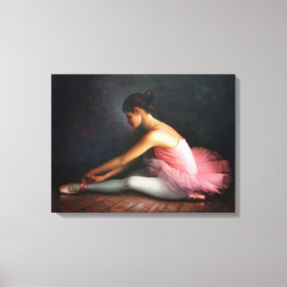 Ballerina Wrapped Canvas Leinwanddruck