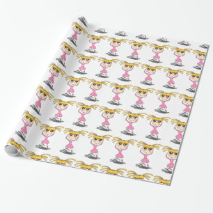 Ballerina Wrapping Paper Geschenkpapier