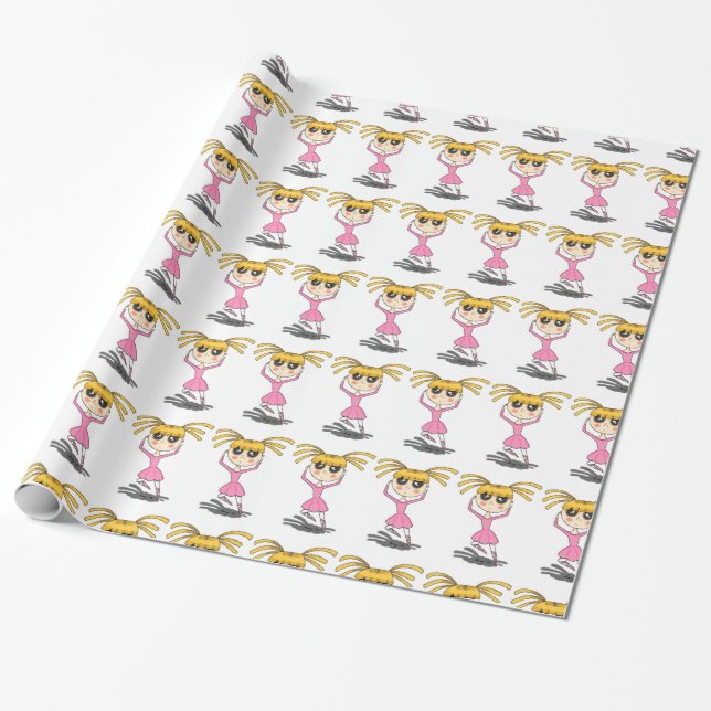 Ballerina Wrapping Paper Geschenkpapier (Ungerollt)