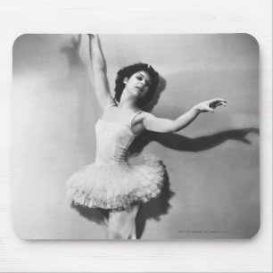 Ballerinaen pointe B&W Mousepad