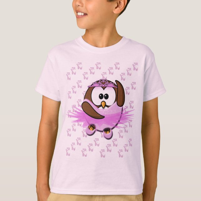 Ballerinaeule - Glitter T-Shirt (Vorderseite)