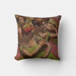 Ballerinas Adjusting Their Dresses (Edgar Degas) Kissen