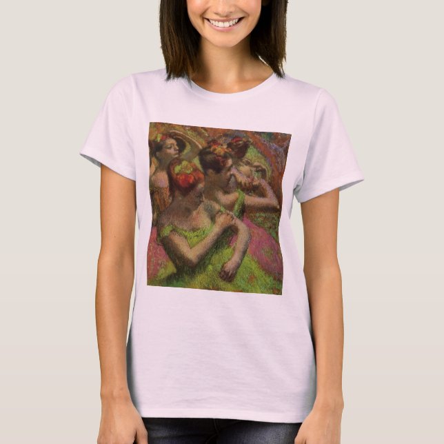Ballerinas Adjusting Their Dresses (Edgar Degas) T-Shirt (Vorderseite)