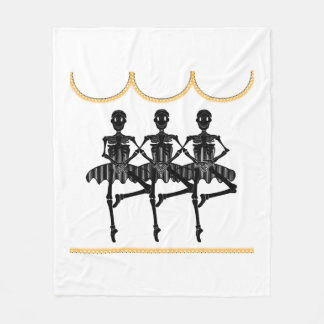 Ballerinas an Halloween Fleecedecke