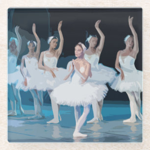 Ballerinas Ballet Dancer Dance Erwägungsgrund Tä Glasuntersetzer