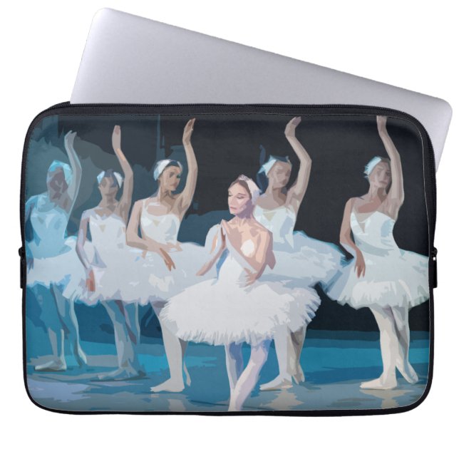 Ballerinas Ballet Dancer Dance Erwägungsgrund Tänz Laptopschutzhülle (Vorderseite)