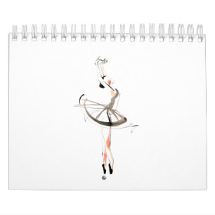 Ballerinas Dancers Zeichentrickkalender Kalender