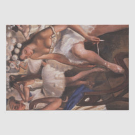 Ballerinas im Dressing Room (von Serebriakova) Seidenpapier