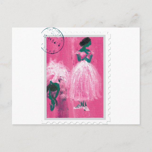Ballerinas Marie L. Postkarte (Vorderseite)