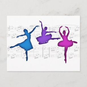 Ballerinas Postkarte