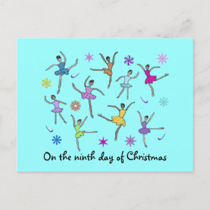 Ballerinas tanzende Postkarten