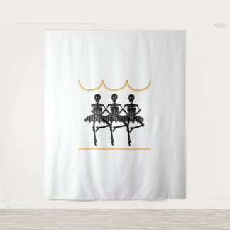 Ballerinas zu Halloween Wandteppich