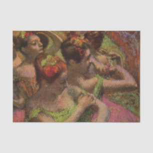 Ballerinen beim Anpassen ihrer Kostüme (Edgar Dega Seidenpapier