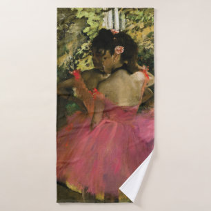 Ballerinen im Rosa durch Edgar Degas Badhandtuch Set