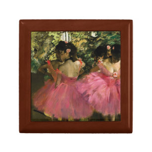 Ballerinen im Rosa durch Edgar Degas Geschenkbox