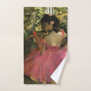 Ballerinen im Rosa durch Edgar Degas Handtuch