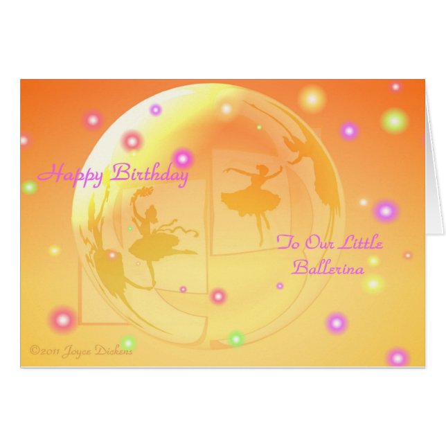 Ballerinen in einer Blase HB Tochter (Vorderseite (Horizontal))