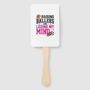 Ballertern Sport-Mama Vintage T-Shirt Design_ Fächer
