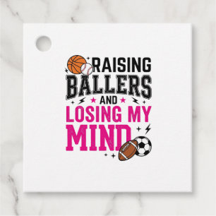 Ballertern Sport-Mama Vintage T-Shirt Design_ Geschenkanhänger