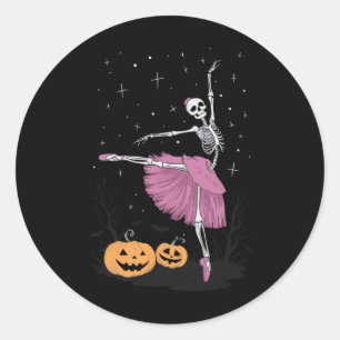 Ballet 4 runder aufkleber