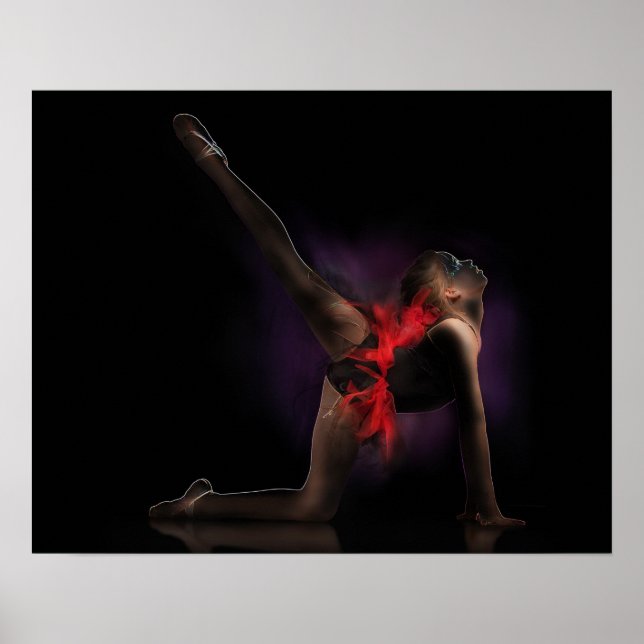 Ballet Art Abstrakt Poster (Vorne)