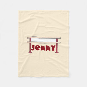 Ballet Barre Dance Studio Lehrer Personalisiert Fleecedecke