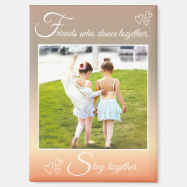 Ballet Best Friends Niedliches Tanzangebot & Foto Magnet