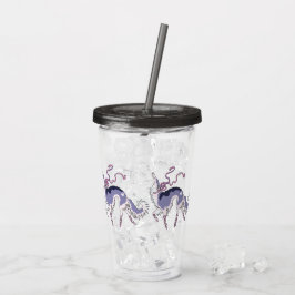 Ballet Borzoi Acrylic Tumbler Grau Acryltrinkbecher