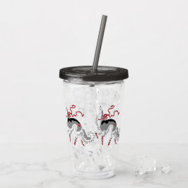 Ballet Borzoi Akrylic Tumbler Acryltrinkbecher